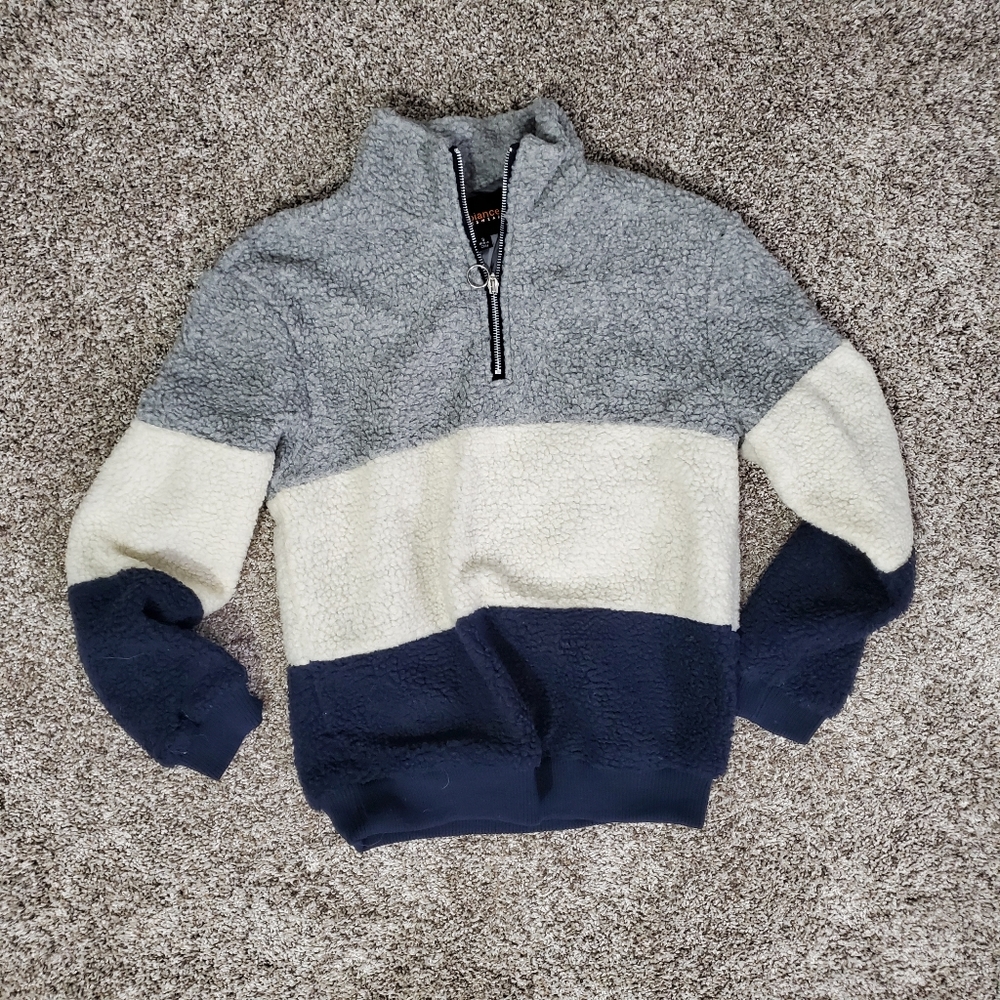Tricolor Quarter Zip